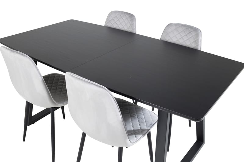 Inca Matgrupp Förlängningsbar 160 cm Rektangulär med 4 Polar stolar - Möbler - Bord & matgrupp - Matgrupp