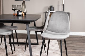 Inca Matgrupp Förlängningsbar 160 cm Rektangulär med 4 Polar stolar - Möbler - Bord & matgrupp - Matgrupp
