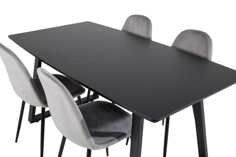 Inca Matgrupp Förlängningsbar 160 cm Rektangulär med 4 Polar stolar - Möbler - Bord & matgrupp - Matgrupp
