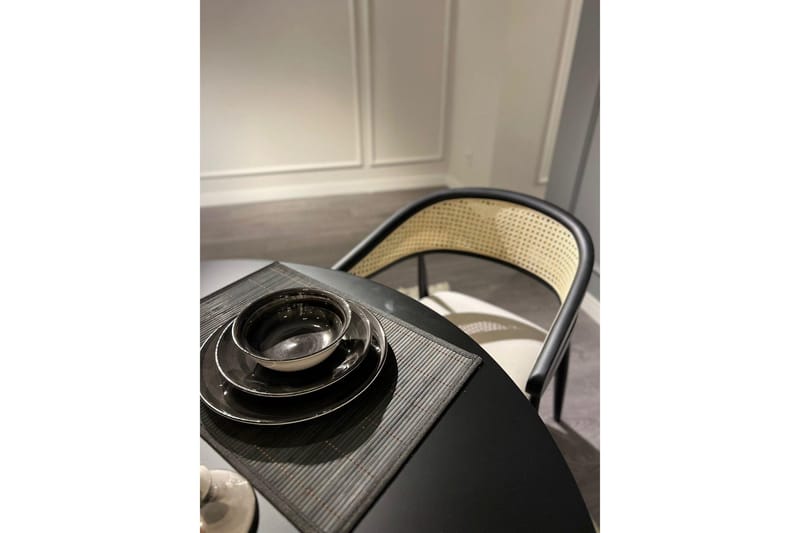 Indumati Matgrupp Rund - Svart/Vit - Möbler - Bord & matgrupp - Matgrupp