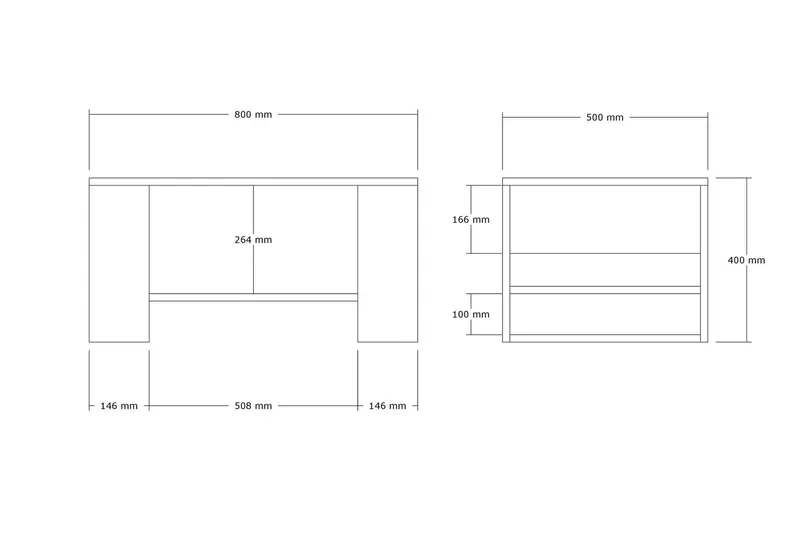 Iris Soffbord 80 cm Beige - Beige - Möbler - Bord & matgrupp - Soffbord