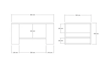 Iris Soffbord 80 cm Beige - Beige - Möbler - Bord & matgrupp - Soffbord