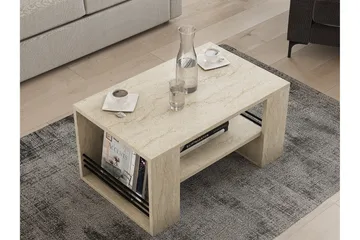 Iris Soffbord 80 cm Beige - Beige - Möbler - Bord & matgrupp - Soffbord