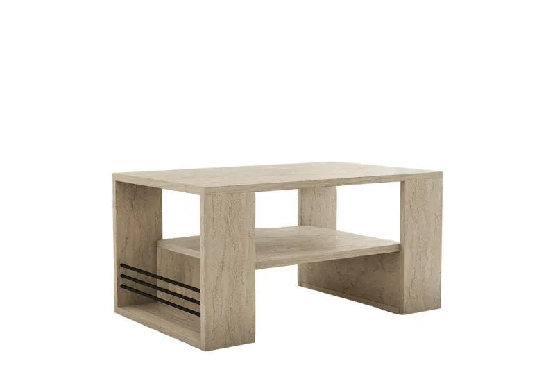 Iris Soffbord 80 cm Beige - Beige - Möbler - Bord & matgrupp - Soffbord