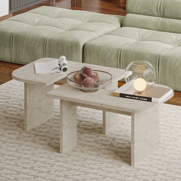 Iris Soffbordsset 90x35x45 cm - Travertin - Möbler - Bord & matgrupp - Soffbord