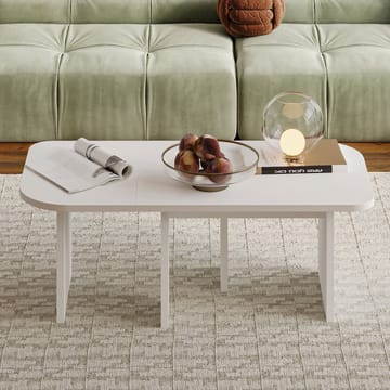 Iris Soffbordsset 90x35x45 cm - Vit - Möbler - Bord & matgrupp - Soffbord