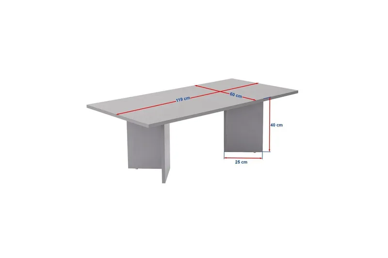 Isami Soffbord 119 cm - Vit - Möbler - Bord & matgrupp - Soffbord