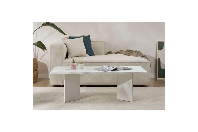 Isami Soffbord 119 cm - Vit - Möbler - Bord & matgrupp - Soffbord
