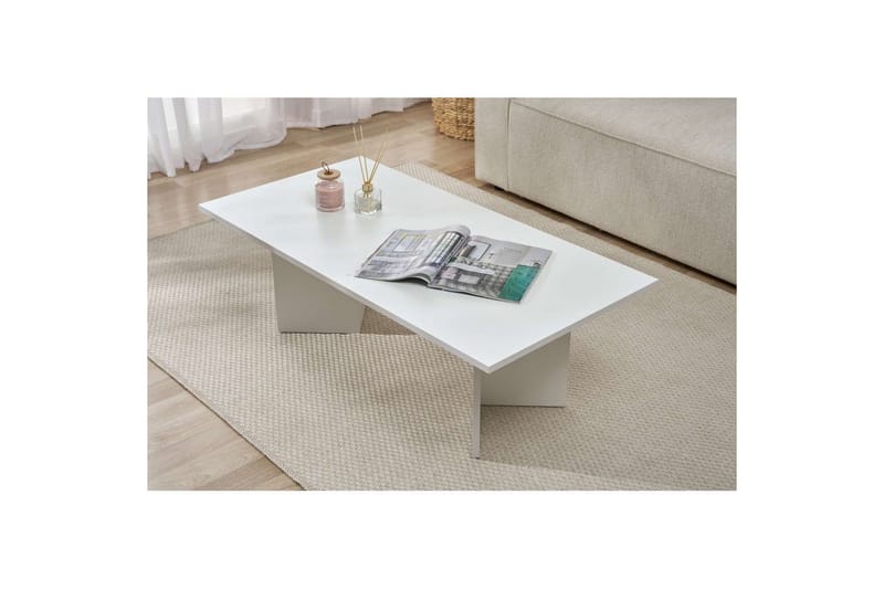 Isami Soffbord 119 cm - Vit - Möbler - Bord & matgrupp - Soffbord