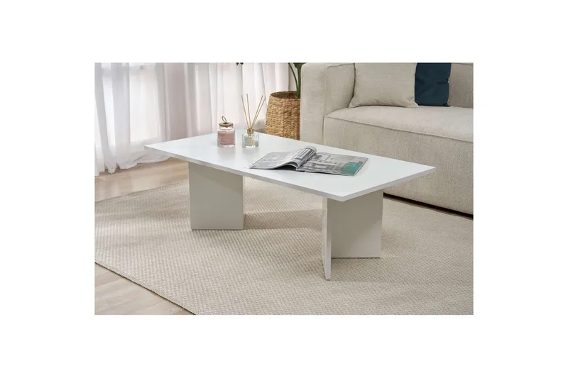 Isami Soffbord 119 cm - Vit - Möbler - Bord & matgrupp - Soffbord