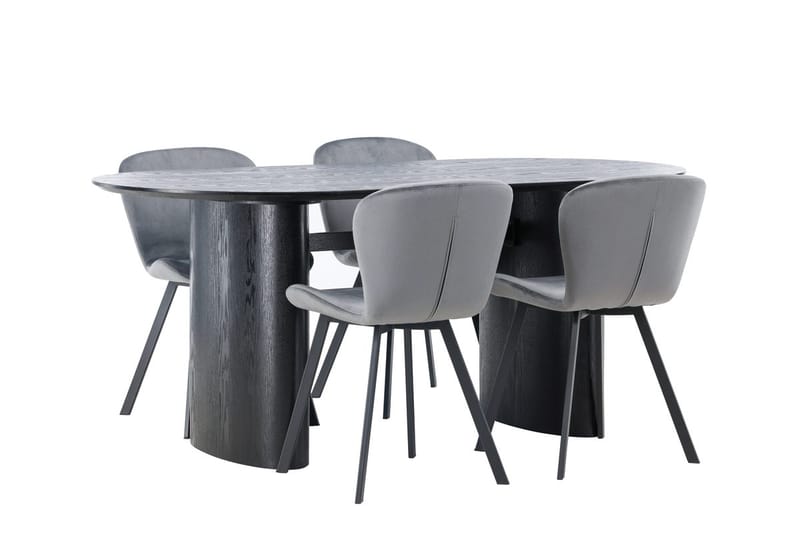 Isolde Matbord 180x90 cm med 4 Lilja Matstol - Möbler - Bord & matgrupp - Matgrupp