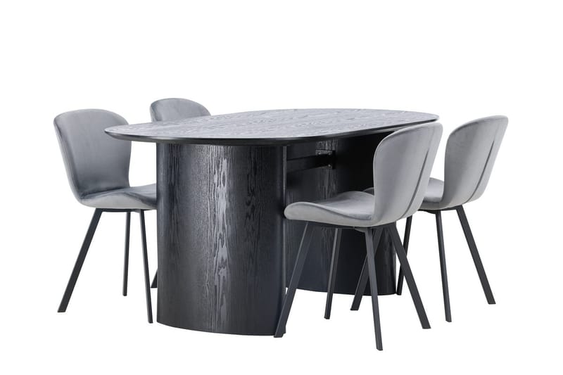 Isolde Matbord 180x90 cm med 4 Lilja Matstol - Möbler - Bord & matgrupp - Matgrupp