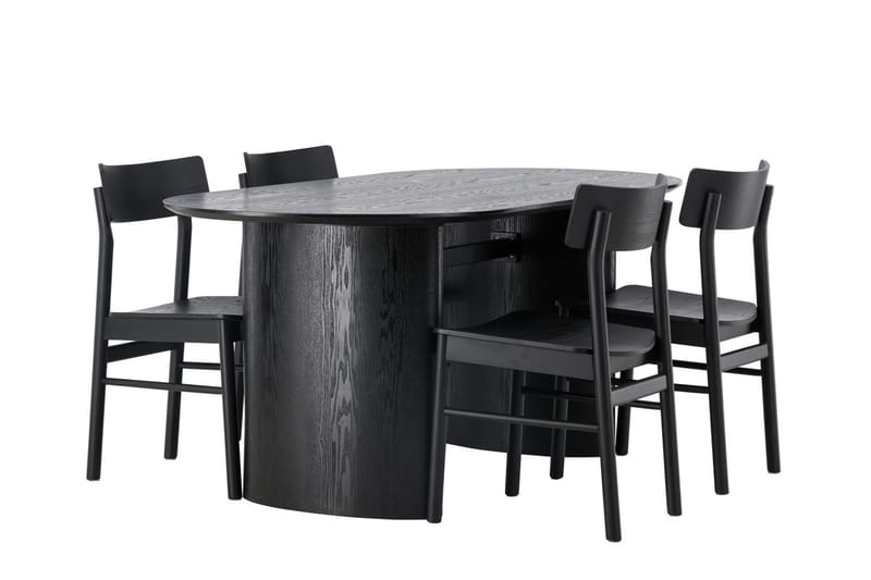 Isolde Matbord 180x90 cm med 4 Montros Matstol - Möbler - Bord & matgrupp - Matgrupp