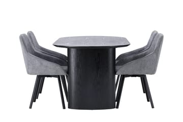 Isolde Matbord 180x90 cm med 4 Rosie Matstol - Möbler - Bord & matgrupp - Matgrupp