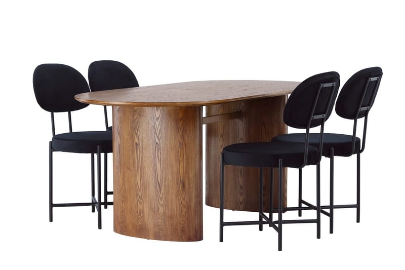 Isolde Matbord 180x90 cm med 4 Stella Matstol - Möbler - Bord & matgrupp - Matgrupp