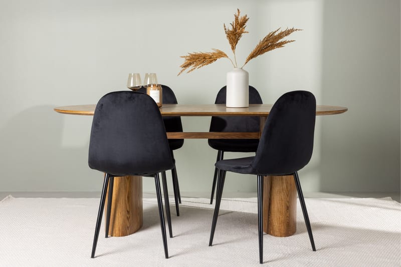 Isolde Matgrupp 180 cm Oval med 4 Polar Stolar - Möbler - Bord & matgrupp - Matgrupp