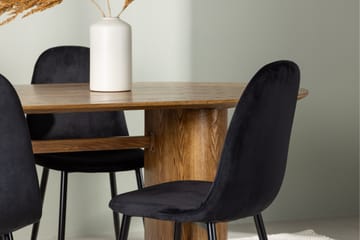 Isolde Matgrupp 180 cm Oval med 4 Polar Stolar - Möbler - Bord & matgrupp - Matgrupp