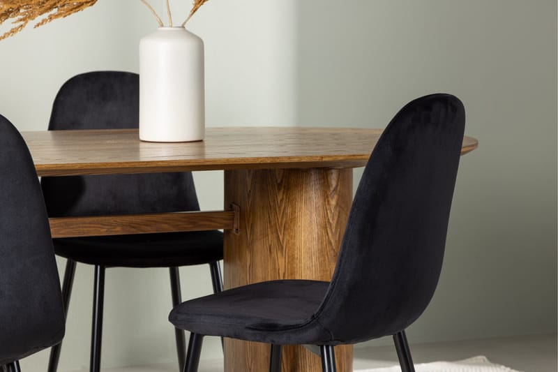 Isolde Matgrupp 180 cm Oval med 4 Polar Stolar - Möbler - Bord & matgrupp - Matgrupp