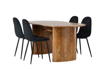 Isolde Matgrupp 180 cm Oval med 4 Polar Stolar - Möbler - Bord & matgrupp - Matgrupp