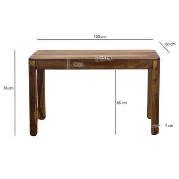 Ivoela Matbord 120 cm - Varmbrun - Möbler - Bord & matgrupp - Matbord & köksbord