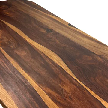 Ivoeri Soffbord 120 cm Oval Lantlig stil - Varm mörkbrun - Möbler - Bord & matgrupp - Soffbord