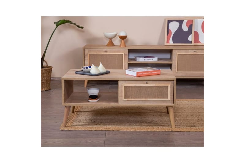 Jatinder Soffbord 55 cm - Mediumfärgat trä - Möbler - Bord & matgrupp - Soffbord
