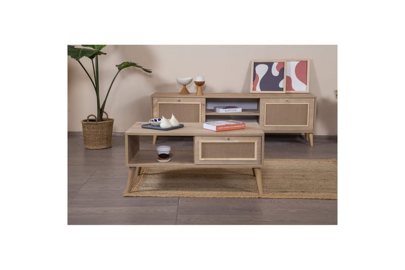 Jatinder Soffbord 55 cm - Mediumfärgat trä - Möbler - Bord & matgrupp - Soffbord