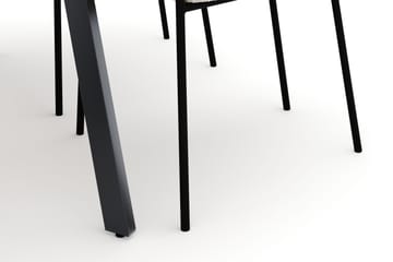 Jaunita Matbord Förlängningsbart med 4 Gemmiano Stolar - Brun - Möbler - Bord & matgrupp - Matgrupp