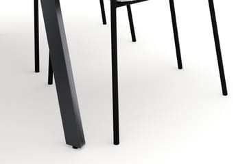 Jaunita Matbord Förlängningsbart med 4 Gemmiano Stolar - Brun - Möbler - Bord & matgrupp - Matgrupp