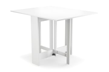 Jeba Rektangulärt Matbord med klaffar 80 cm med plats för 4 personer - Vit - Möbler - Bord & matgrupp - Matbord & köksbord