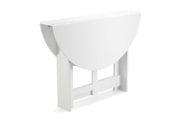 Jeba Runt Matbord med klaffar 100 cm med plats för 4 personer - Vit - Möbler - Bord & matgrupp - Matbord & köksbord