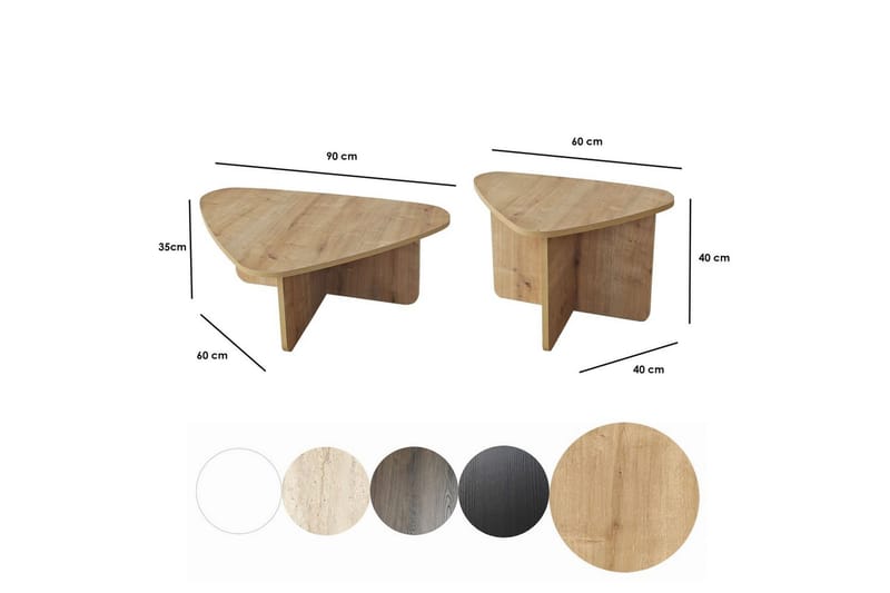 Jewa Soffbord 90 cm - Natural - Möbler - Bord & matgrupp - Soffbord