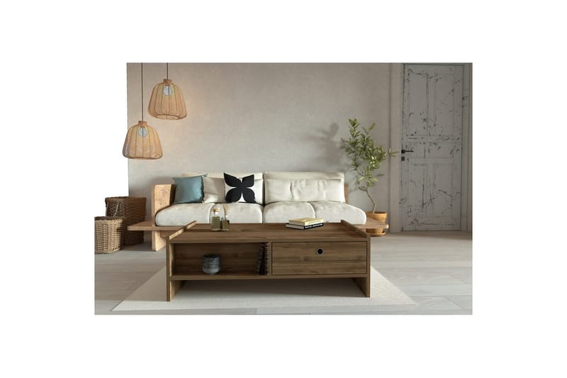 Jeyra Soffbord 110 cm - Valnöt - Möbler - Bord & matgrupp - Soffbord