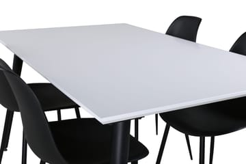 Jimmy Förlängningsbart Matbord 150 cm med 4 Polar Matstol - Möbler - Bord & matgrupp - Matgrupp