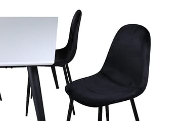 Jimmy Förlängningsbart Matbord 150 cm med 4 Polar Köksstol - Möbler - Bord & matgrupp - Matgrupp
