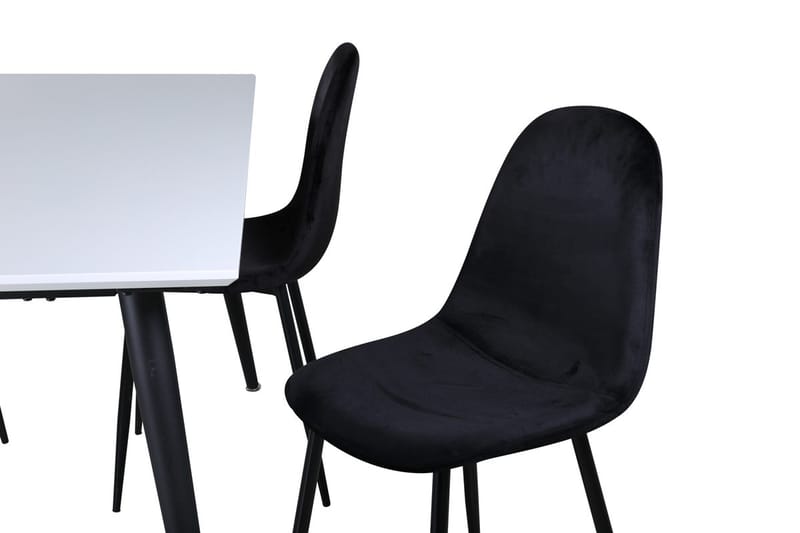 Jimmy Förlängningsbart Matbord 150 cm med 4 Polar Köksstol - Möbler - Bord & matgrupp - Matgrupp