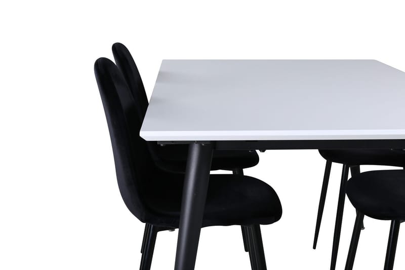 Jimmy Förlängningsbart Matbord 150 cm med 4 Polar Köksstol - Möbler - Bord & matgrupp - Matgrupp