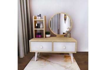 Jorvan Sminkbord 70 cm - Vit/Blå - Möbler - Bord & matgrupp - Sminkbord & toalettbord