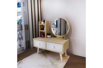 Jorvan Sminkbord 70 cm - Vit/Blå - Möbler - Bord & matgrupp - Sminkbord & toalettbord