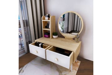 Jorvan Sminkbord 70 cm - Vit/Blå - Möbler - Bord & matgrupp - Sminkbord & toalettbord