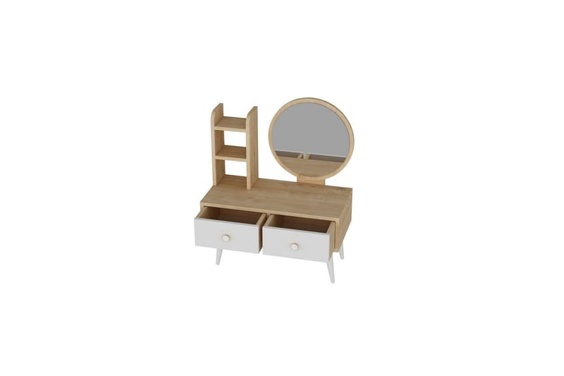 Jorvan Sminkbord 70 cm - Vit/Blå - Möbler - Bord & matgrupp - Sminkbord & toalettbord