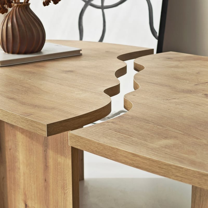 Jorvis Soffbord 120 cm Oval - Safir Ek - Möbler - Bord & matgrupp - Soffbord