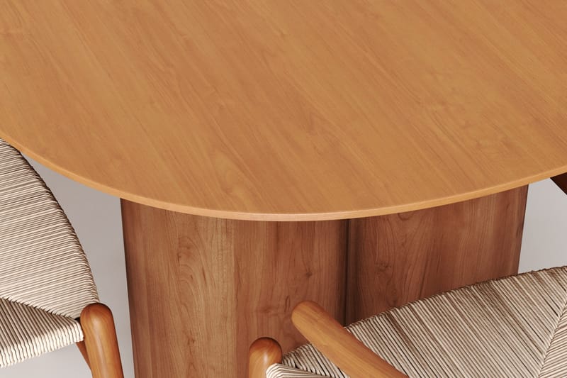 Juno Matgrupp rektangulärt 220 cm Ek med 8 Dastoori Matstolar - Ek - Möbler - Bord & matgrupp - Matgrupp