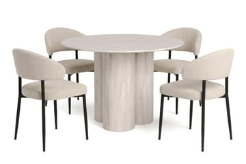 Beige/Svart - Ek