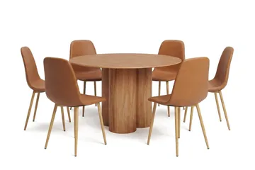 Brown/oak legs - Ek