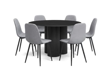Grey/Metal legs black - Svart