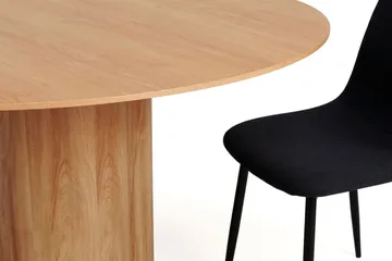 Juno Matgrupp runt 150 cm Ek med 6 Nibe Matstolar - Ek - Möbler - Bord & matgrupp - Matgrupp