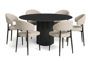 Beige, Svart