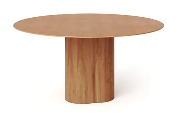Juno Runt Matbord ø150 cm Fanér - Ek - Möbler - Bord & matgrupp - Matbord & köksbord