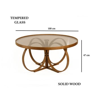 Kashiwa Soffbord 100 cm - Mörkbrun - Möbler - Bord & matgrupp - Soffbord